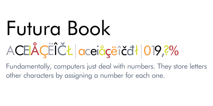 Futura Book Font Download Free Mac